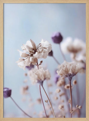 Pastel Dry Flowers No 4 Poster