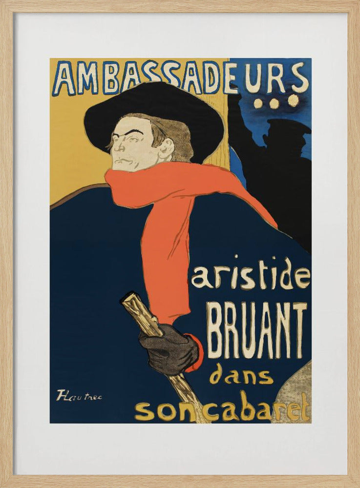 Ambassadeurs Aristide Bruant Dans Son Cabaret (1892) Poster