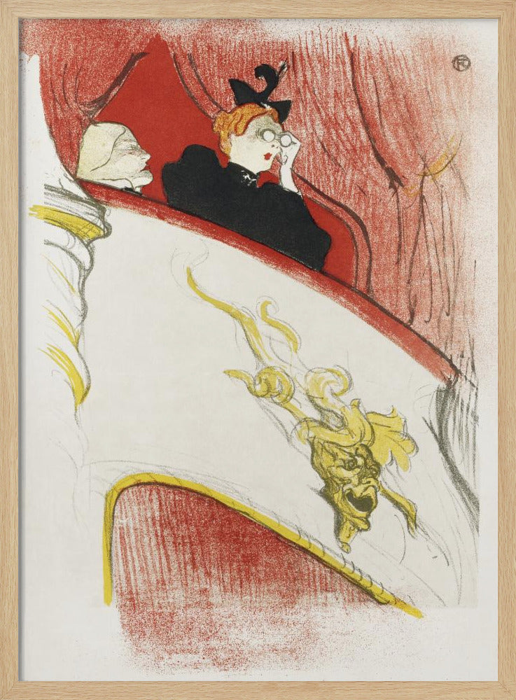 Balcony With a Gilded Grotesque Mask (1894) Poster