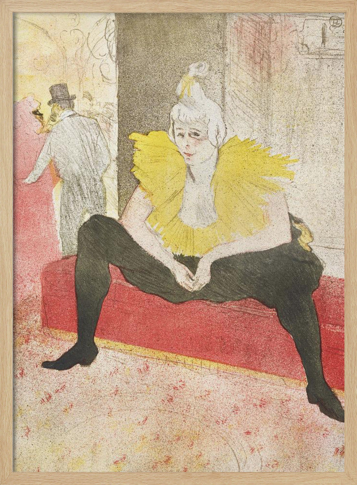 The Seated Clowness (miss Cha U Kao) (1896) Poster