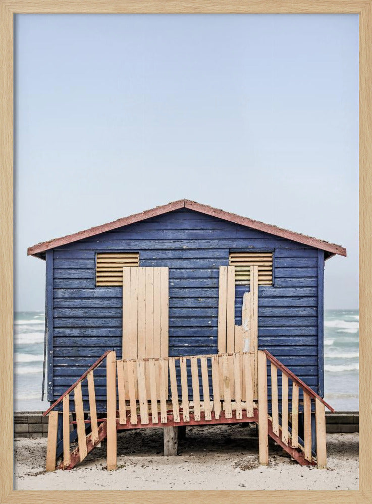 Blue Hut Poster