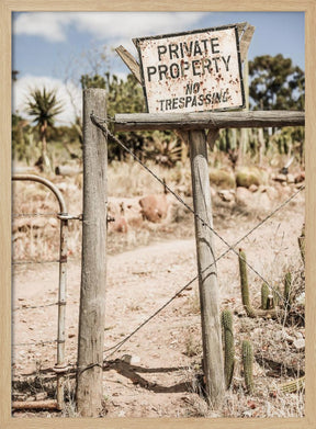 Private Property Poster