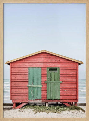 Red Hut Poster