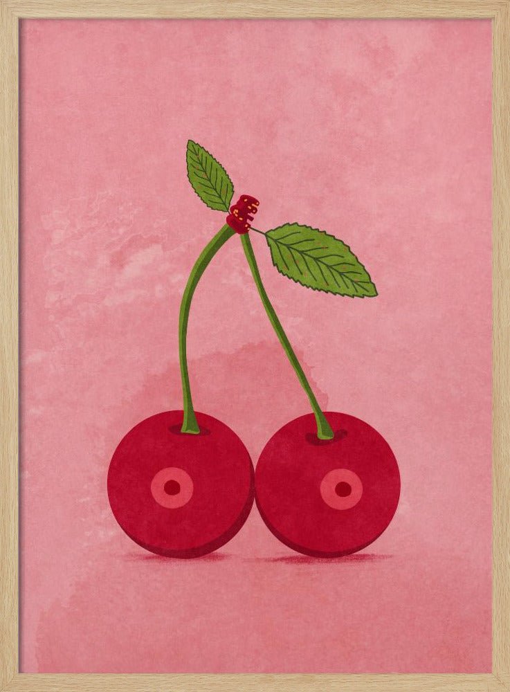 Cherry Boobs Poster