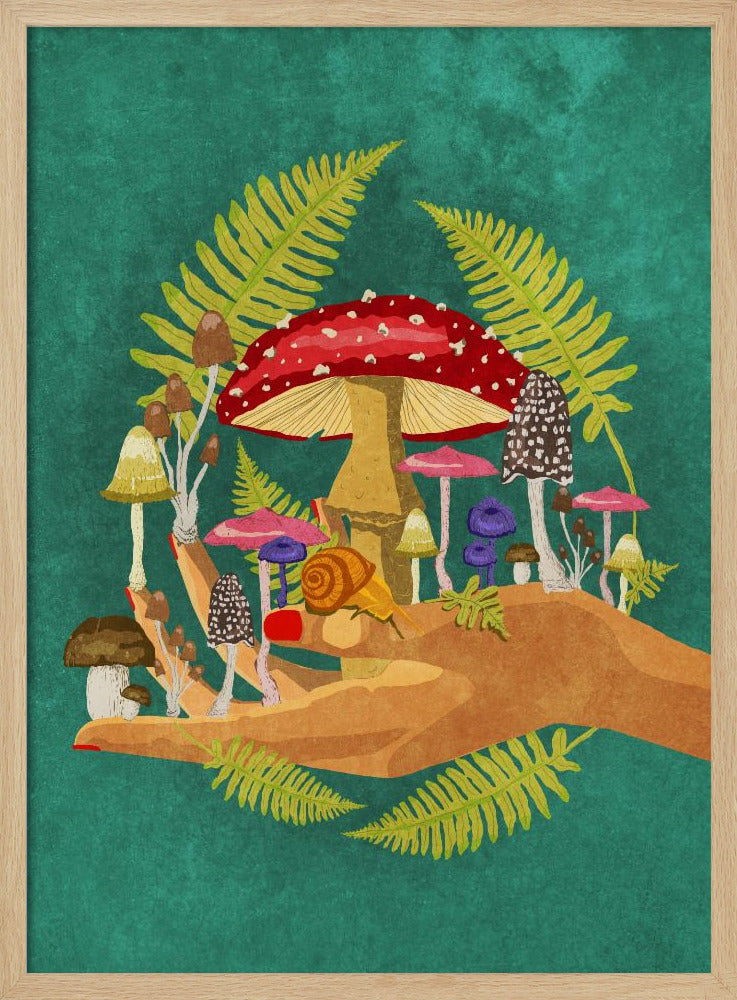 My Mushroom Cosmos Poster