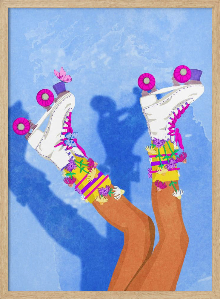 Skate like a Girl Poster