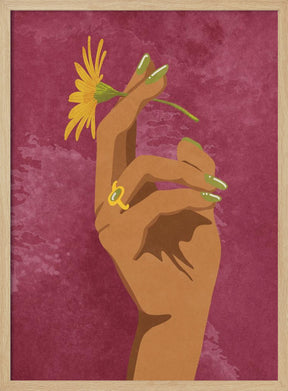 Smoking Flower Poster