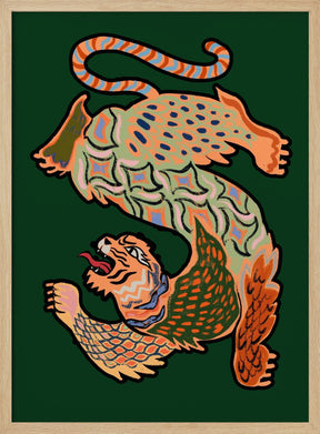 Asiantiger Green Poster