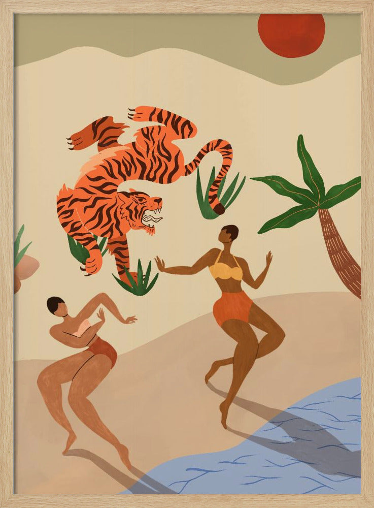 Dancing Tiger Poster