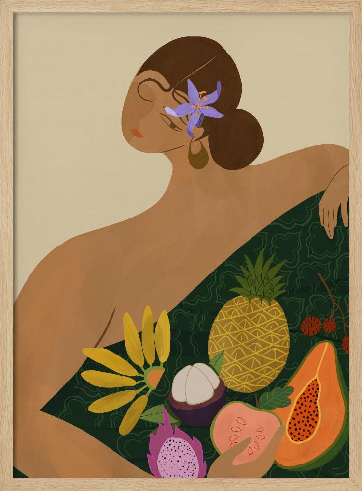 Fruit Seller Poster