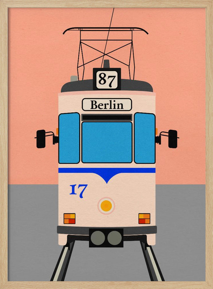 Berlin Tram Poster