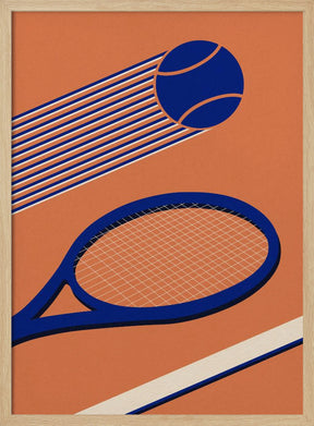 Tennis 80s Poster