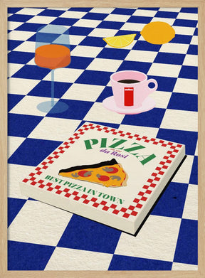 The Italian Menu Poster