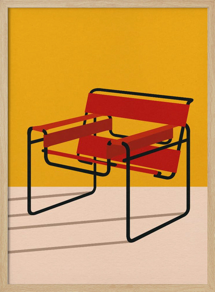 Wassily Chair Marcel Breuer Poster