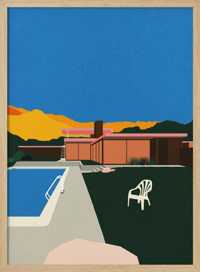 Kaufmann Desert House Poolside Poster