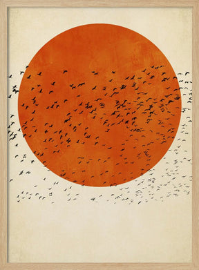 Birds In the Sun Poster