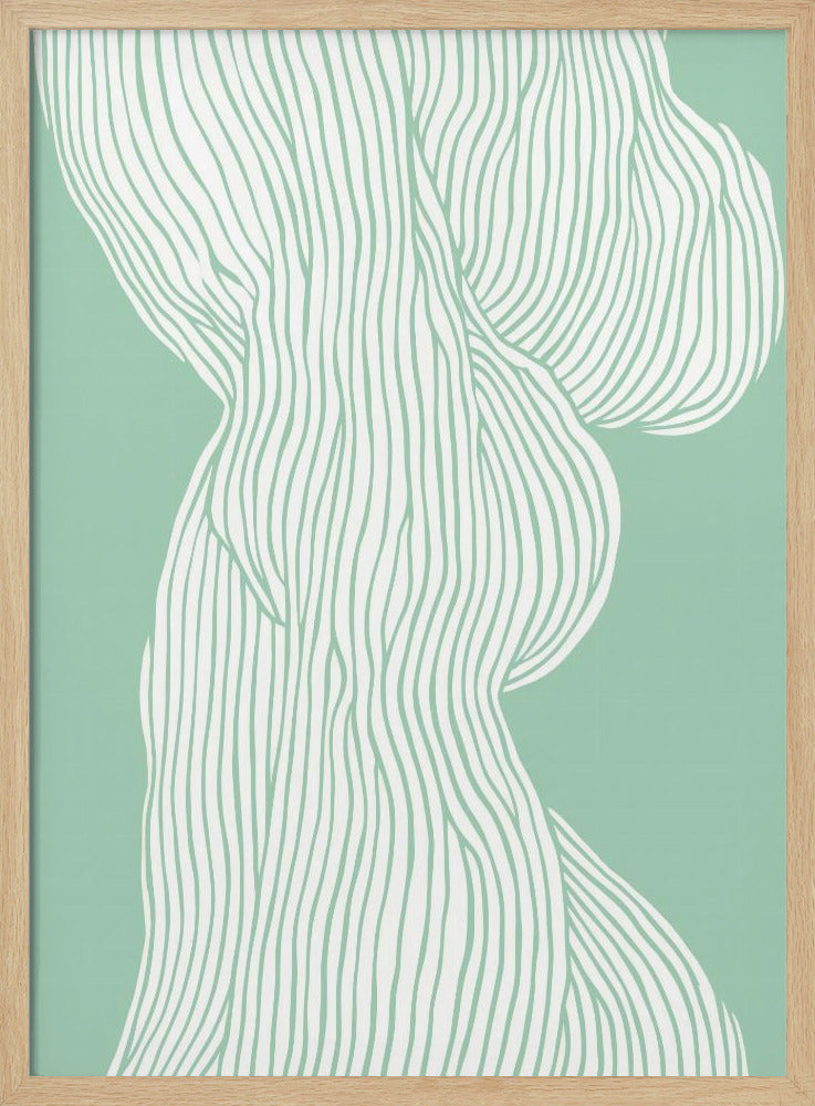 Fibers No 1 (mint) Poster