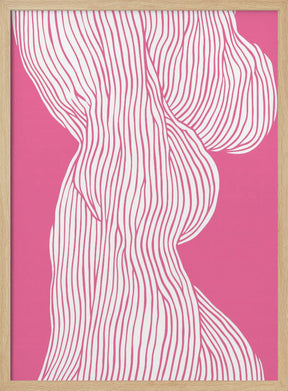 Fibers No 1 (Pink) Poster