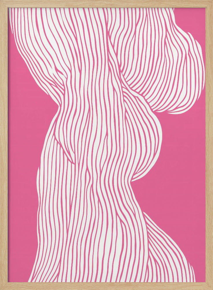 Fibers No 1 (Pink) Poster