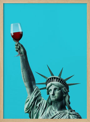 Liberty of Drinking Poster