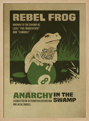 prisoner frog funny poster Poster