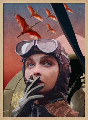 Woman Pilot Poster