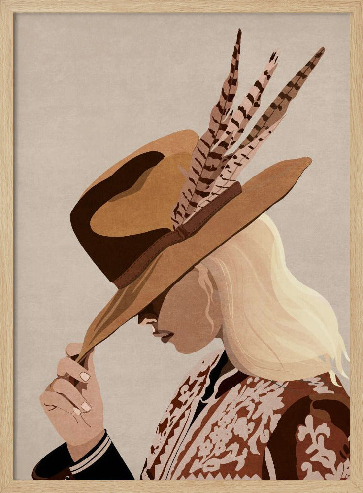 Cowgirl Blond Poster