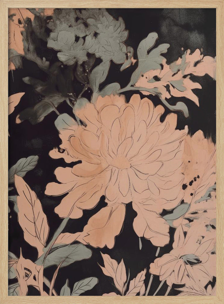 Wild Peony Poster