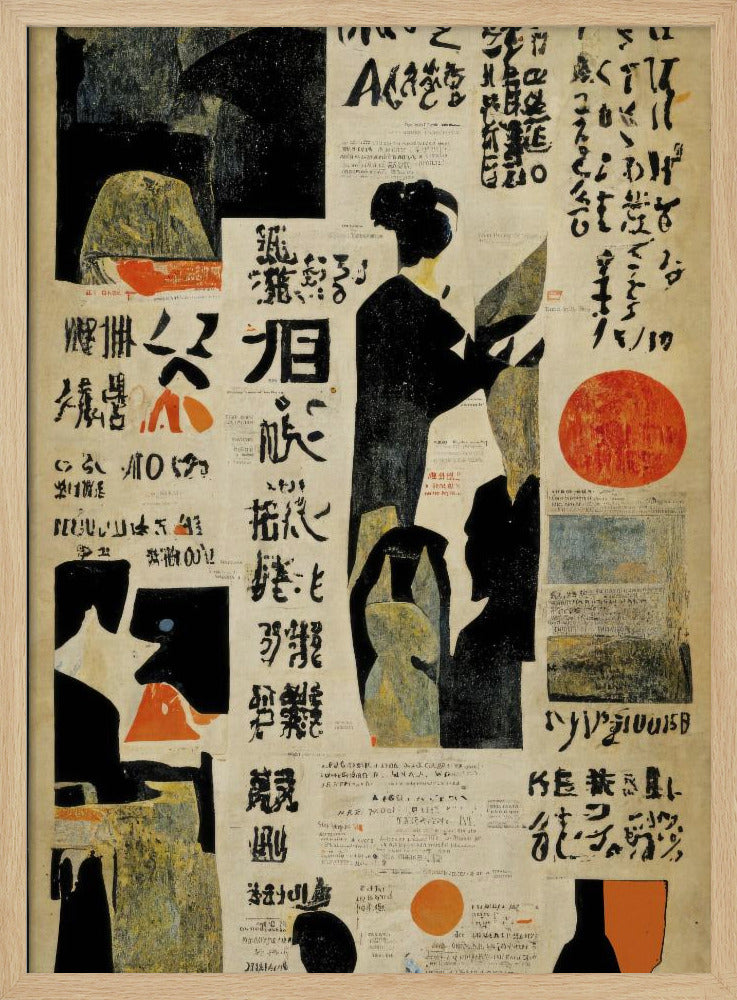 Japanese Newspaper No 2 Poster