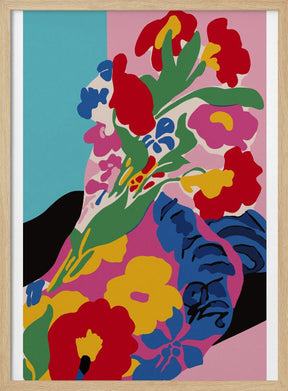 Market Flowers Poster