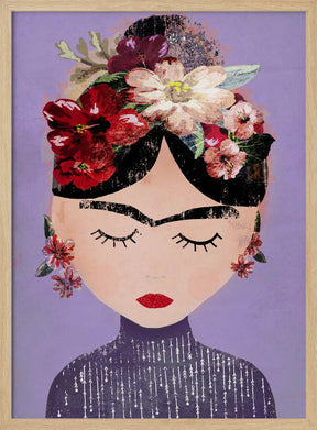 Frida (Purple) Poster