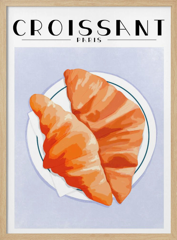 Croissant - Paris Poster