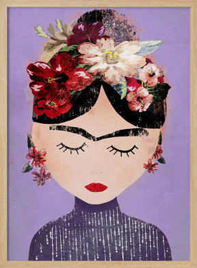 Frida (Purple) Poster