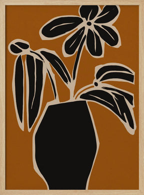 Ochre Still Life No 3 Poster