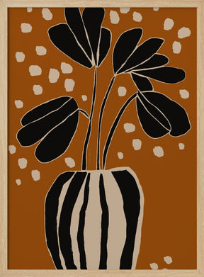 Ochre Still Life No 4 Poster