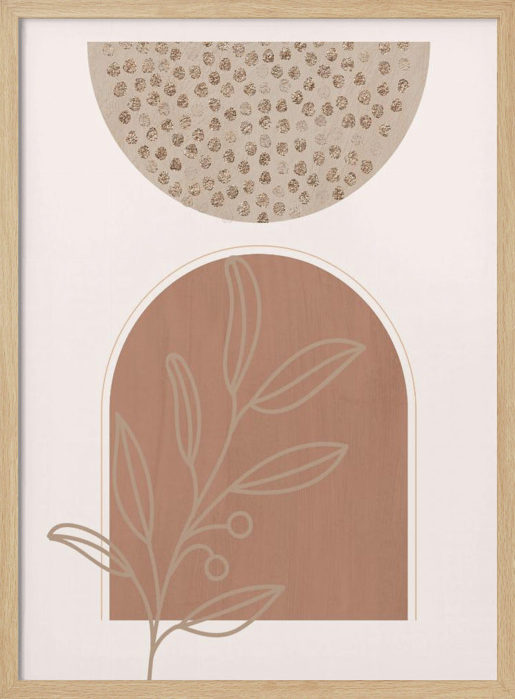 Boho Beige 2 Poster
