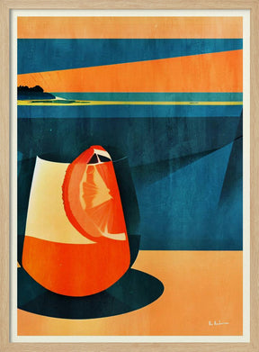 Negroni At Sunset Poster