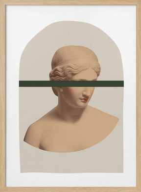 Artemis Mustard and Green Poster