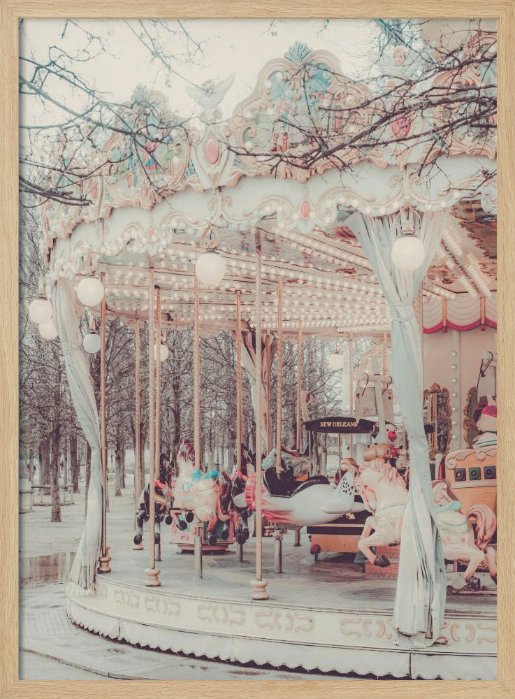 Paris Carousel III Poster