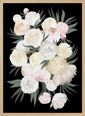 Dara bouquet in black Poster