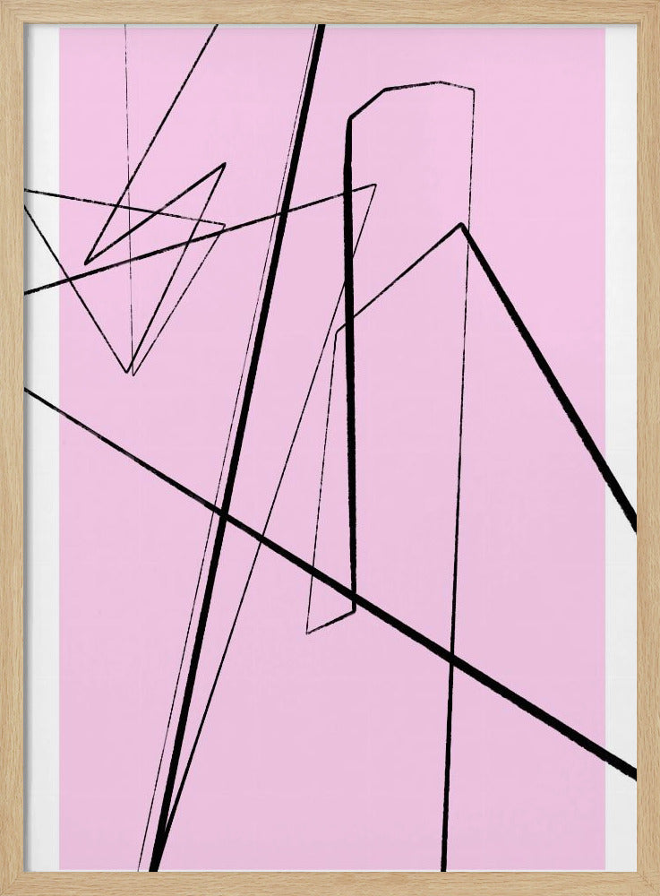 Angular Lines No 10 Poster