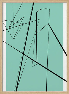 Angular Lines No 9 Poster