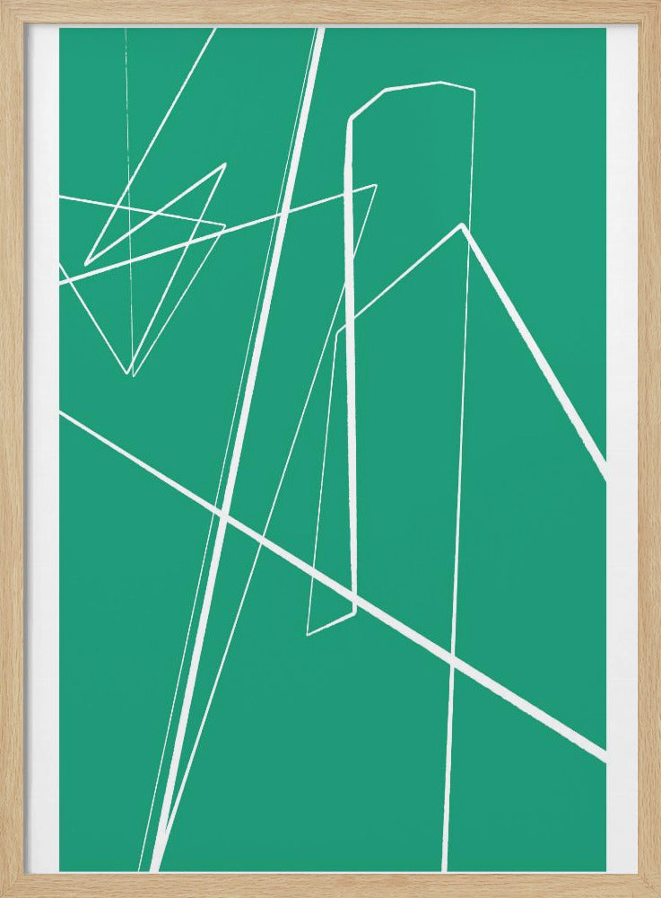 Angular Lines No 8 Poster