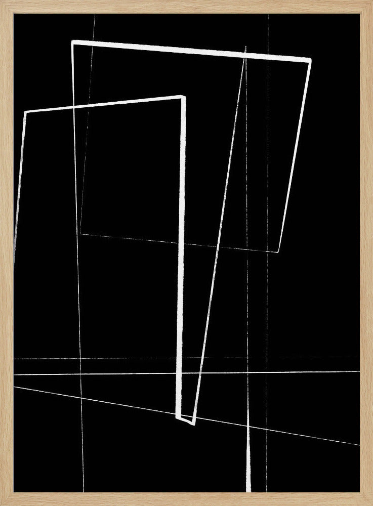 Angular Lines No 3 Poster
