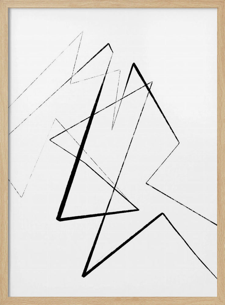 Angular Lines No 5 Poster