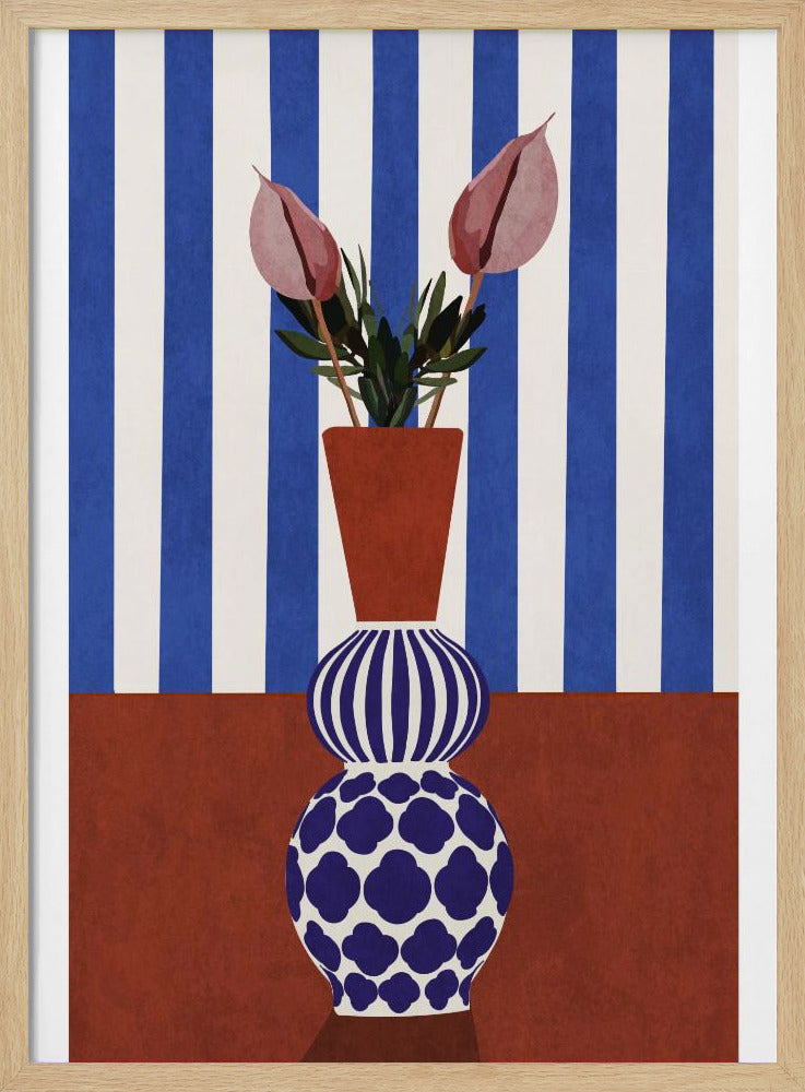 Flower Vase 2ratio 2x3 Print By Bohonewart Poster