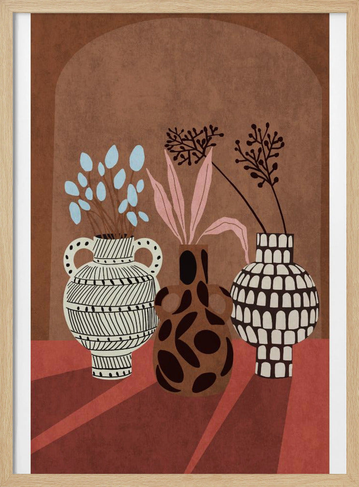 Flower Vase 5ratio 2x3 Print By Bohonewart Poster