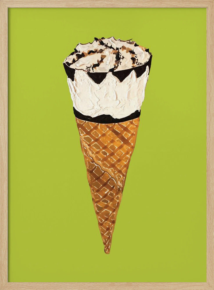 Cornetto On Pistachio Poster