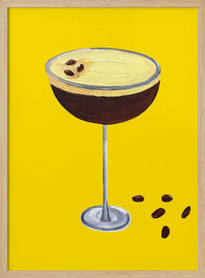 Espresso Martini Buttercup Yellow Poster