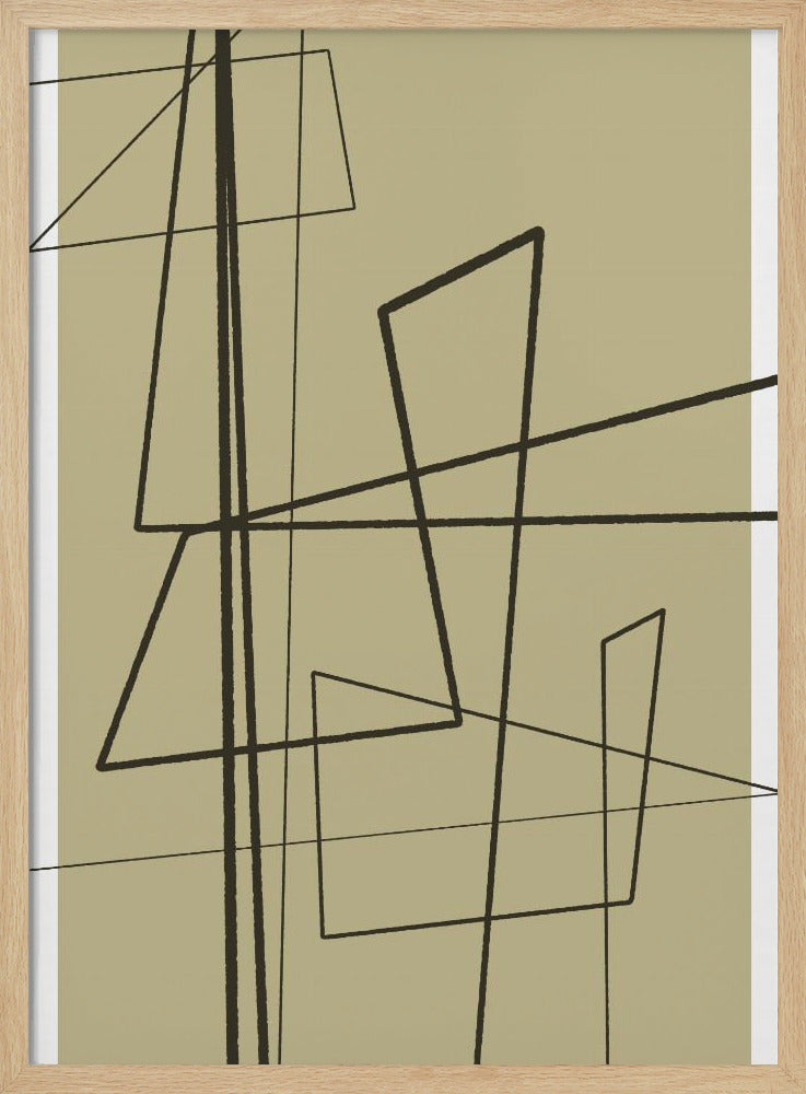 Angular Lines no 8 Poster